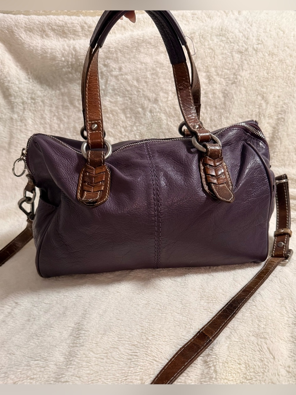 Vintage Leather Bag, Y2K Satchel, Rare Find, Discontinued ROAM.